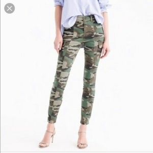 J.Crew skinny cargo camo pants